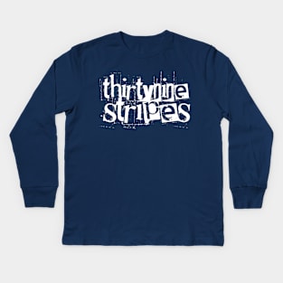 Thirty-nine Stripes Christian T-Shirt, T-Shirt, Faith-based Apparel, Women's, Men's, Unisex, Hoodies, Sweatshirts Kids Long Sleeve T-Shirt